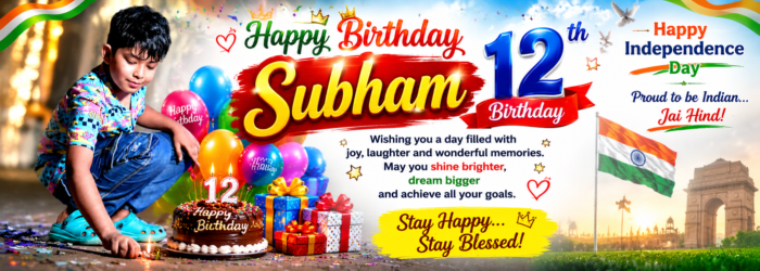 a0359a1f-e990-47a4-b15e-e5c20727668c Happy BirthDay Subham ,